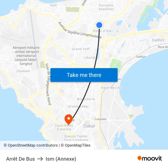 Arrêt De Bus to Ism (Annexe) map