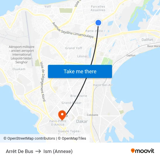 Arrêt De Bus to Ism (Annexe) map