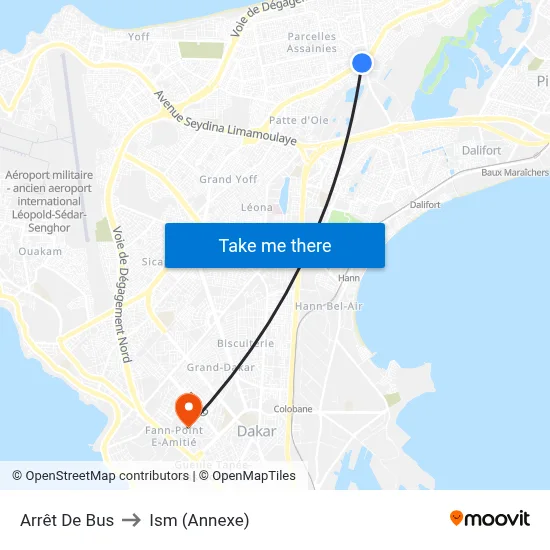 Arrêt De Bus to Ism (Annexe) map