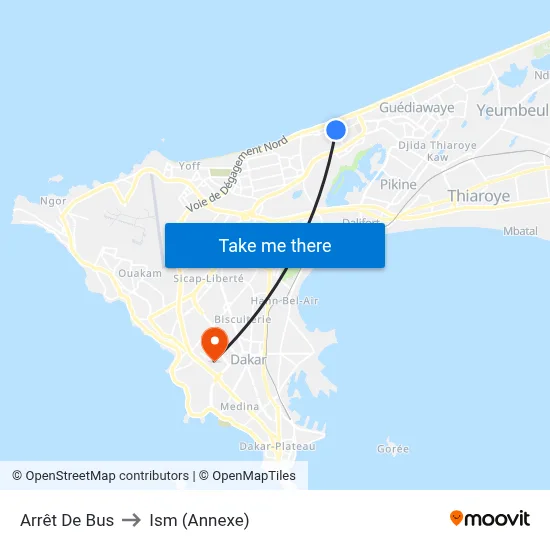 Arrêt De Bus to Ism (Annexe) map
