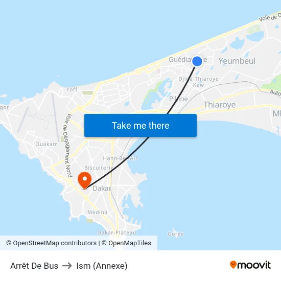 Arrêt De Bus to Ism (Annexe) map