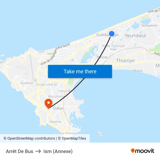 Arrêt De Bus to Ism (Annexe) map