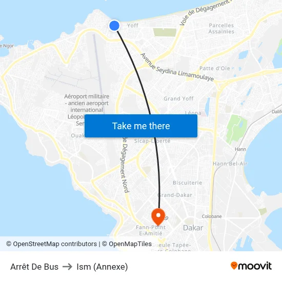 Arrêt De Bus to Ism (Annexe) map