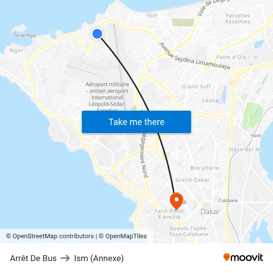 Arrêt De Bus to Ism (Annexe) map