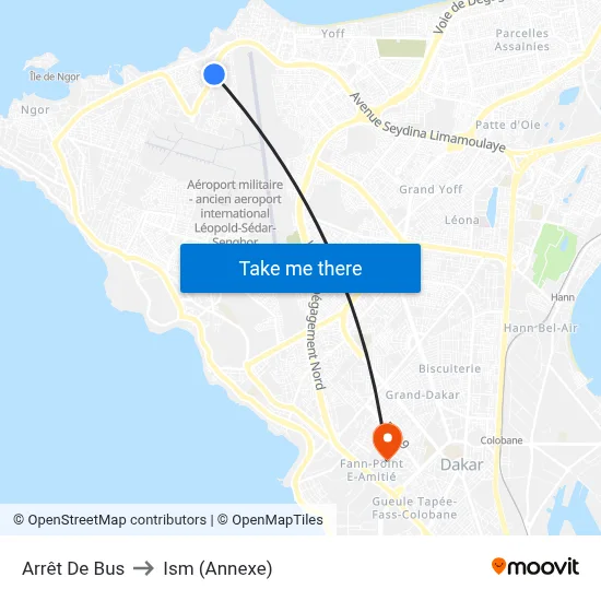 Arrêt De Bus to Ism (Annexe) map
