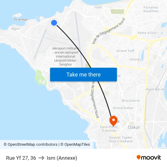 Rue Yf 27, 36 to Ism (Annexe) map