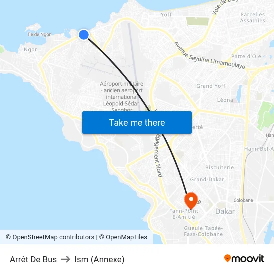 Arrêt De Bus to Ism (Annexe) map