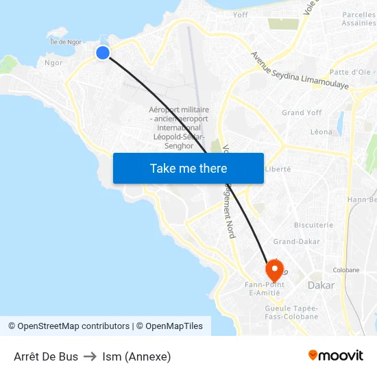 Arrêt De Bus to Ism (Annexe) map