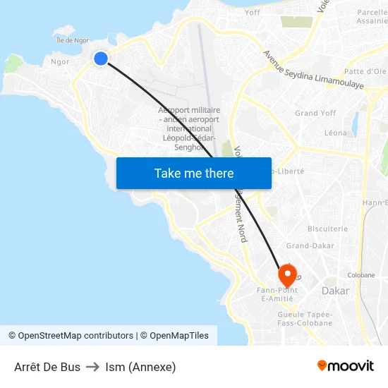 Arrêt De Bus to Ism (Annexe) map