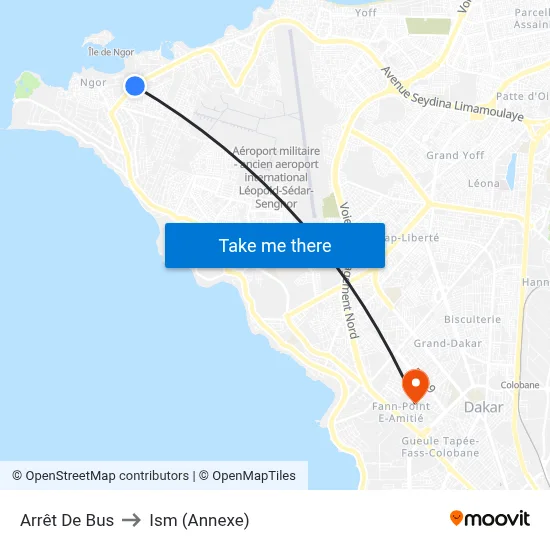 Arrêt De Bus to Ism (Annexe) map