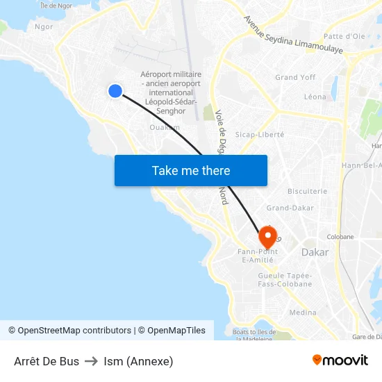 Arrêt De Bus to Ism (Annexe) map