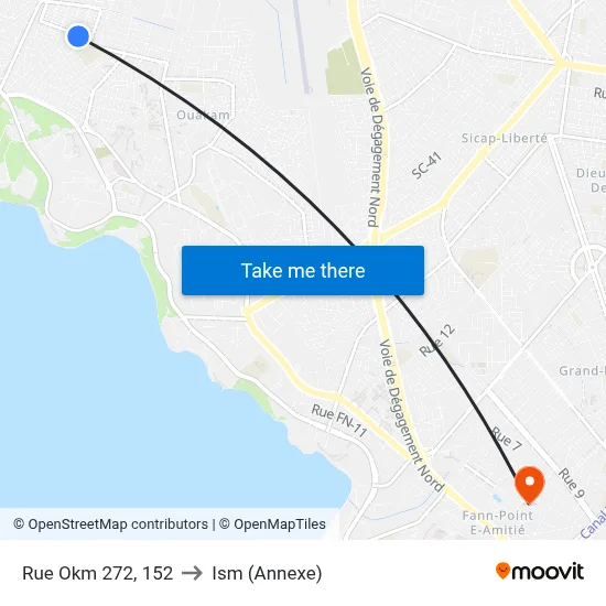 Rue Okm 272, 152 to Ism (Annexe) map