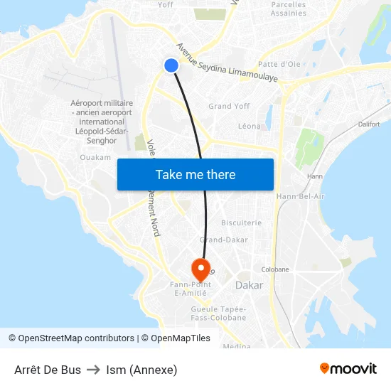 Arrêt De Bus to Ism (Annexe) map