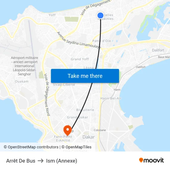 Arrêt De Bus to Ism (Annexe) map