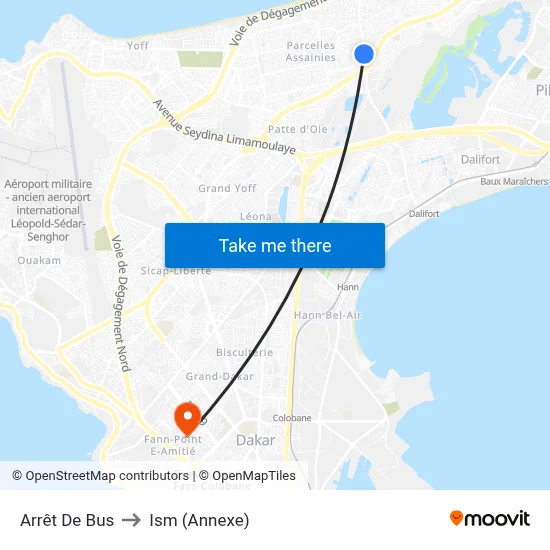 Arrêt De Bus to Ism (Annexe) map