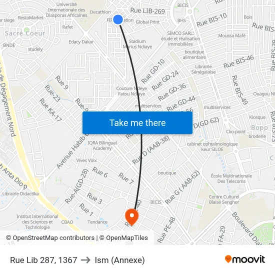 Rue Lib 287, 1367 to Ism (Annexe) map