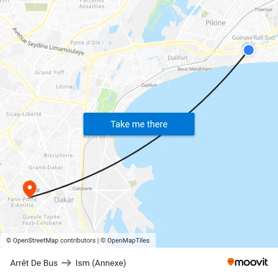 Arrêt De Bus to Ism (Annexe) map