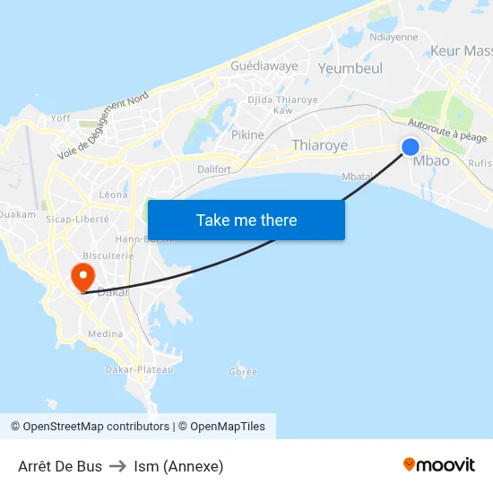 Arrêt De Bus to Ism (Annexe) map