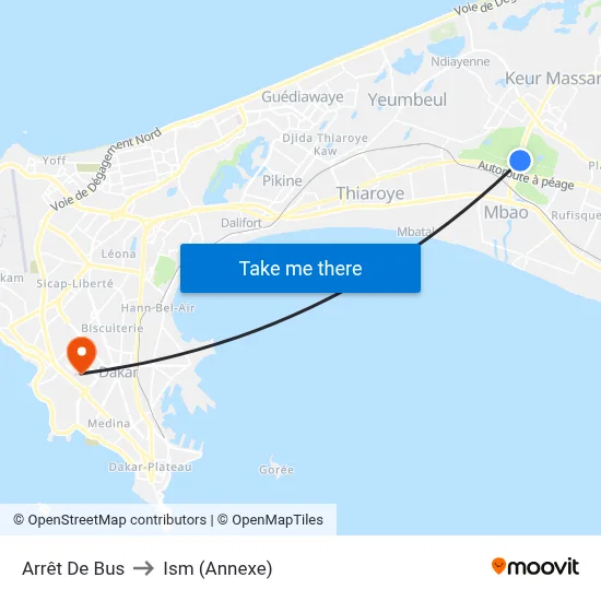 Arrêt De Bus to Ism (Annexe) map