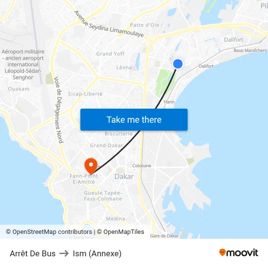Arrêt De Bus to Ism (Annexe) map