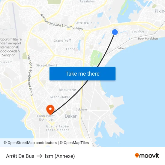 Arrêt De Bus to Ism (Annexe) map