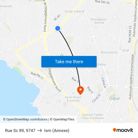 Rue Sc 89, 9747 to Ism (Annexe) map
