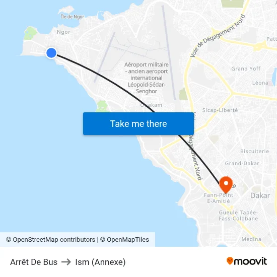 Arrêt De Bus to Ism (Annexe) map