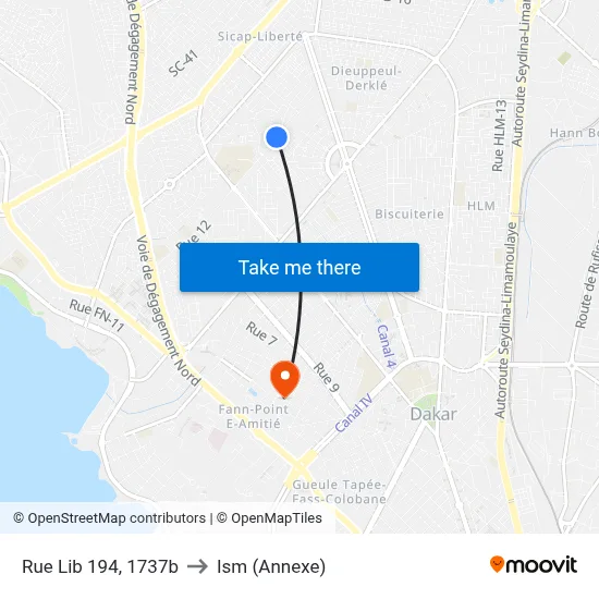 Rue Lib 194, 1737b to Ism (Annexe) map