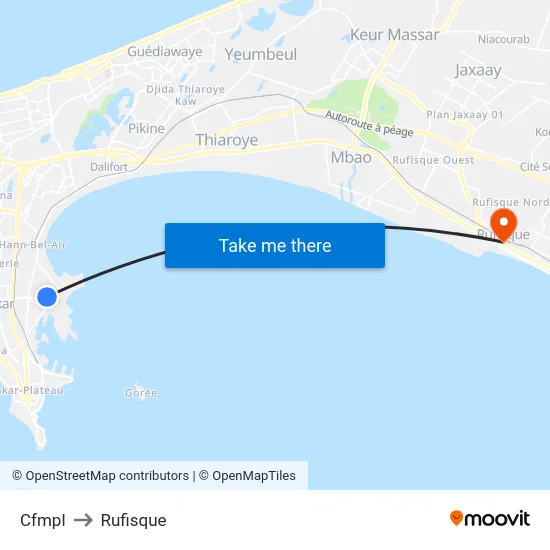 Cfmpl to Rufisque map