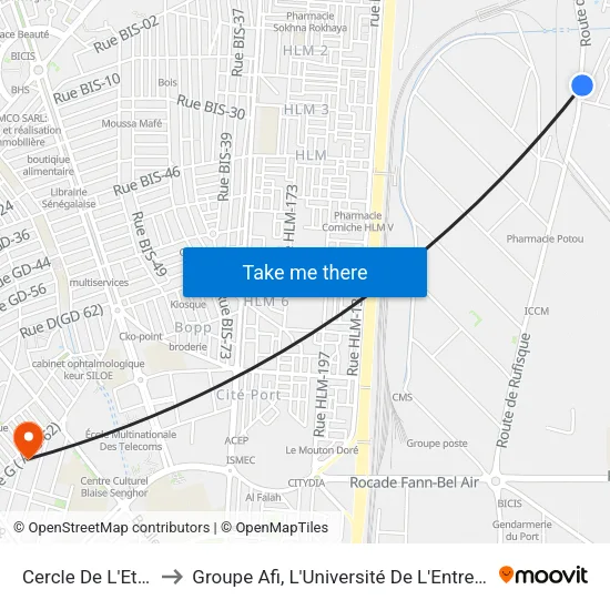 Cercle De L'Etrier to Groupe Afi, L'Université De L'Entreprise map