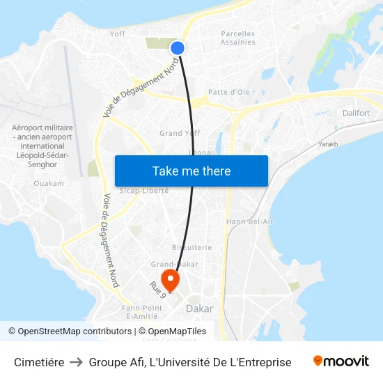 Cimetiére to Groupe Afi, L'Université De L'Entreprise map