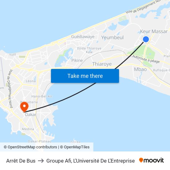 Arrêt De Bus to Groupe Afi, L'Université De L'Entreprise map