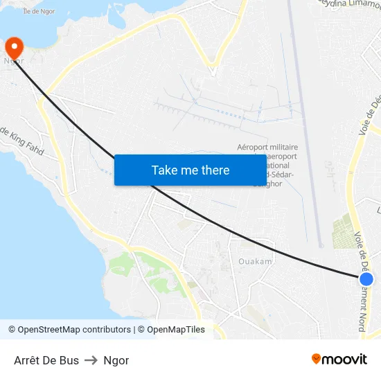 Arrêt De Bus to Ngor map