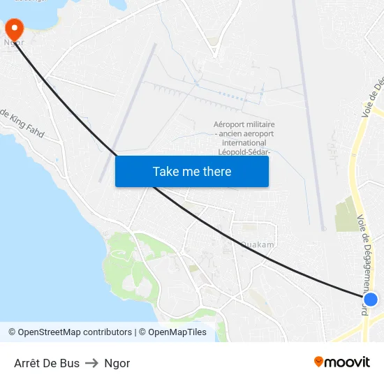 Arrêt De Bus to Ngor map
