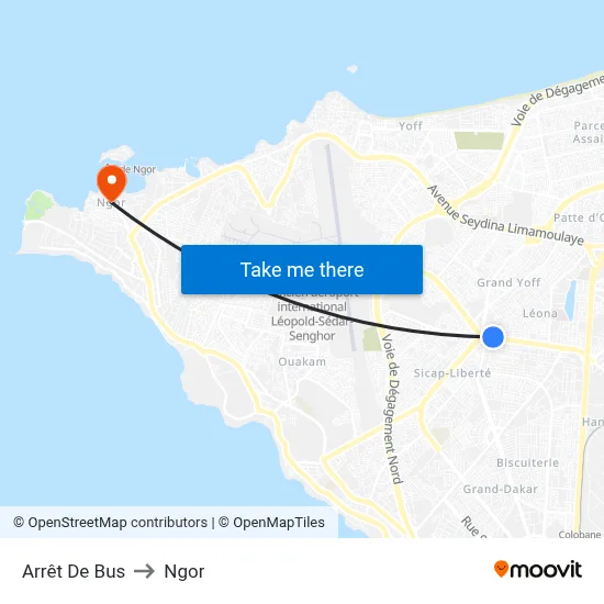 Arrêt De Bus to Ngor map