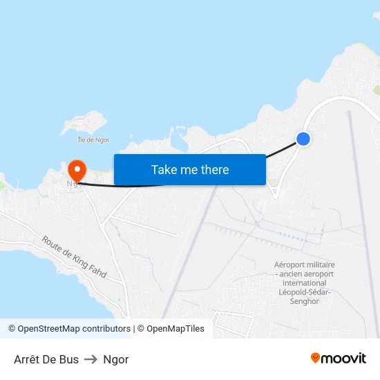 Arrêt De Bus to Ngor map