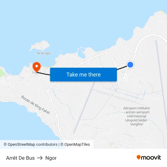 Arrêt De Bus to Ngor map