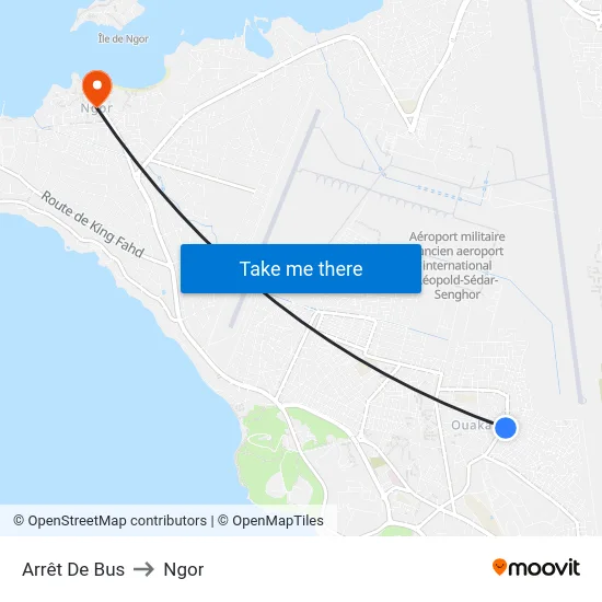 Arrêt De Bus to Ngor map