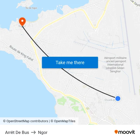 Arrêt De Bus to Ngor map