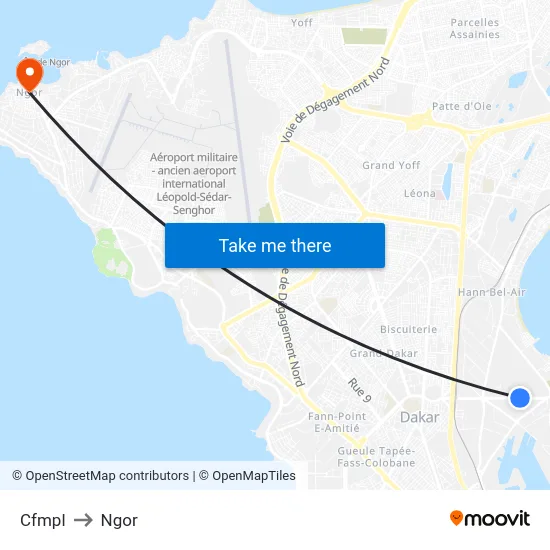 Cfmpl to Ngor map