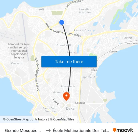 Grande Mosquée De Pa to École Multinationale Des Telecoms map