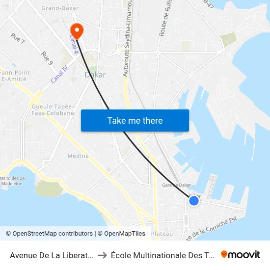 Avenue De La Liberation, 31 to École Multinationale Des Telecoms map