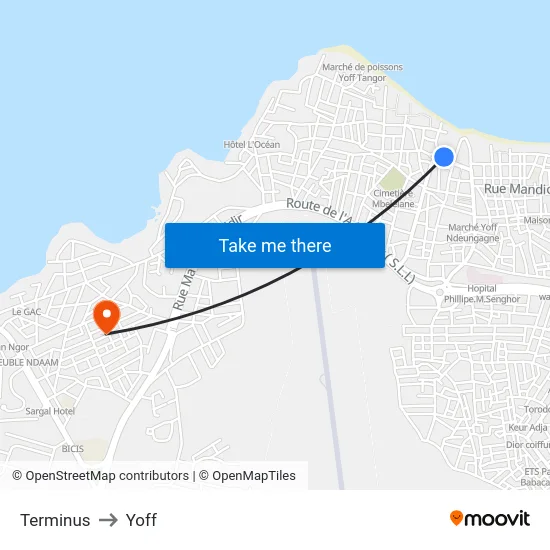 Terminus to Yoff map