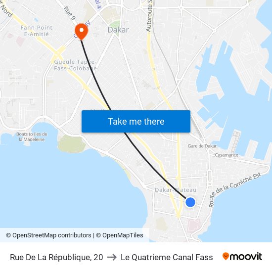 Rue De La République, 20 to Le Quatrieme Canal Fass map