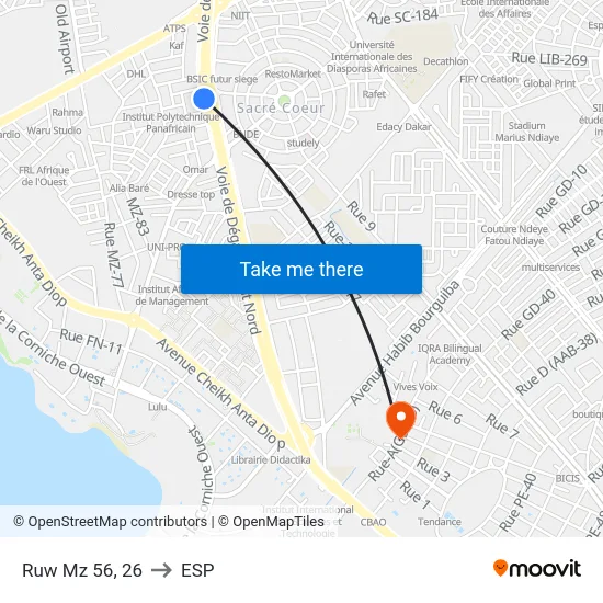 Ruw Mz 56, 26 to ESP map