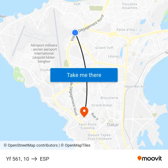 Yf 561, 10 to ESP map