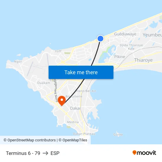 Terminus 6 - 79 to ESP map