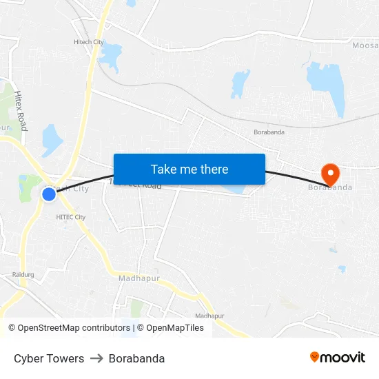 Cyber Towers to Borabanda map