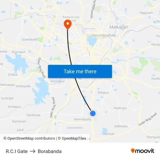 R.C.I Gate to Borabanda map