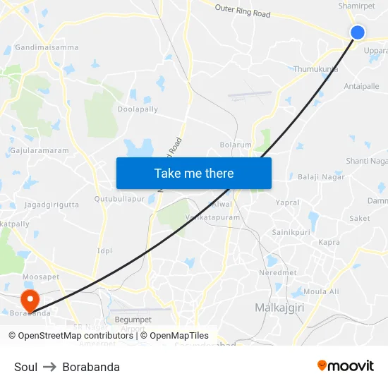 Soul to Borabanda map